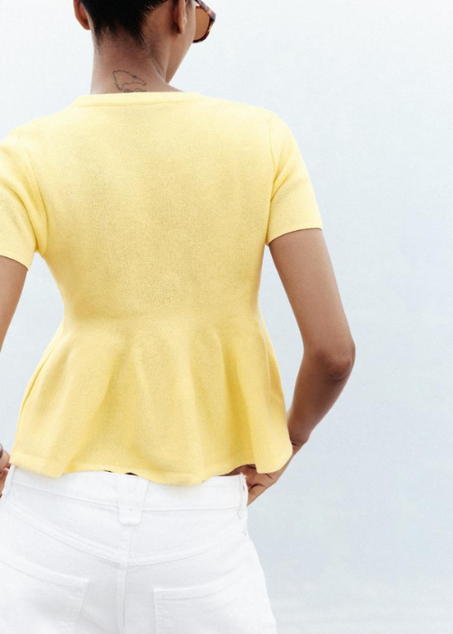 Marta Top yellow