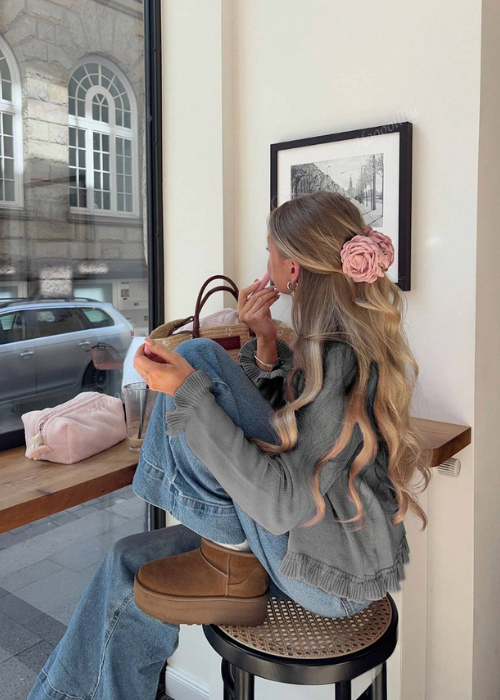 Eloria Cardigan grey