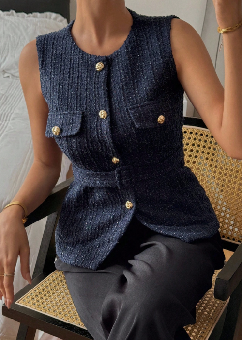 Aurelia Cardigan blue