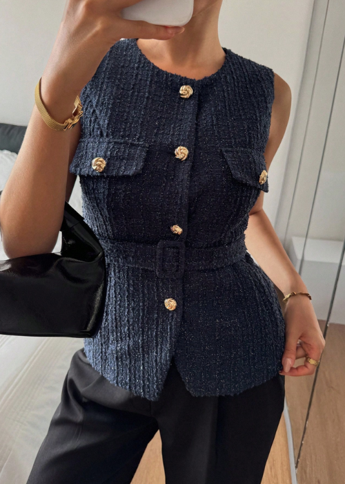 Aurelia Cardigan blue