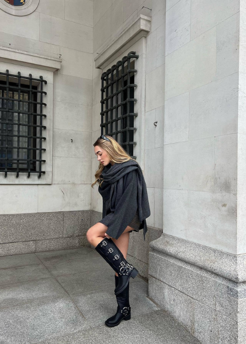 Ortegua Cape Jacket Grey