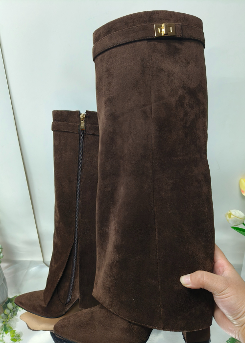 Nalia Suede Boots brown