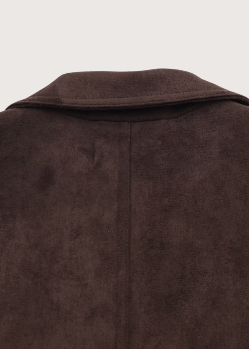 Harper Suede Coat brown