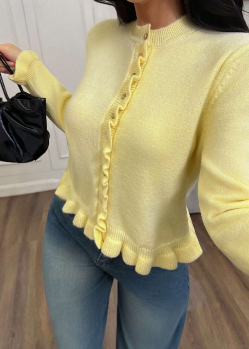Eloria Cardigan yellow
