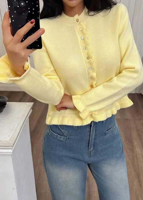 Eloria Cardigan yellow
