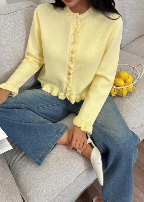 Eloria Cardigan yellow