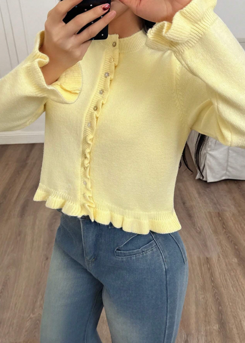 Eloria Cardigan yellow