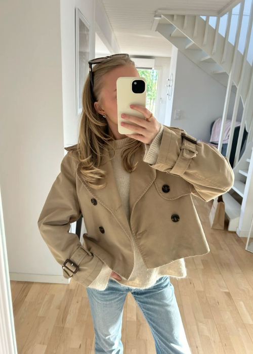 Belvory Trench cream